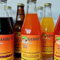 Nanno'S Soda · Vanilla cream, orange, lemonade, grape, pineapple, ginger ale.