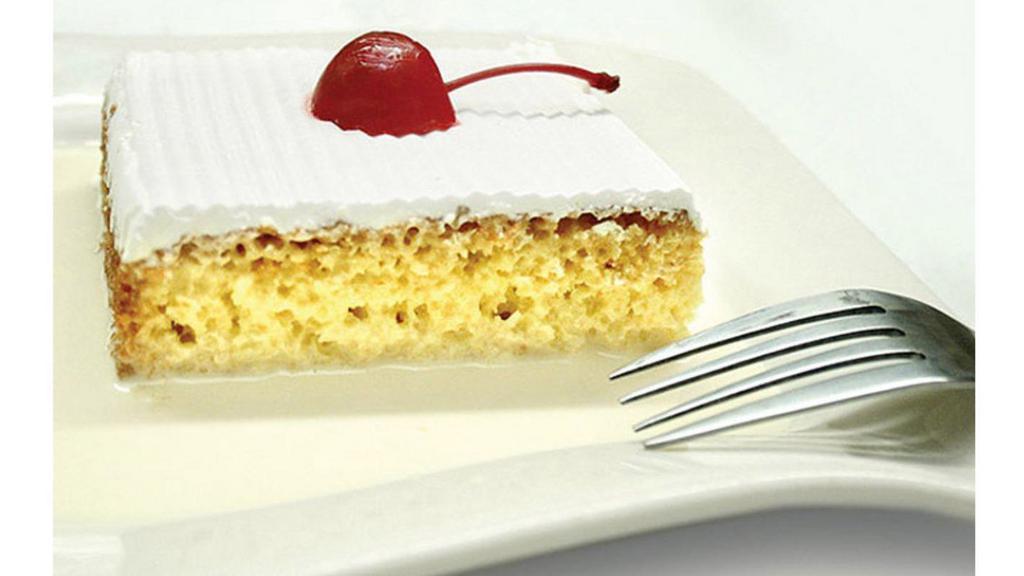 Tres Leches Cake (Small) · Serves eight (7