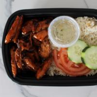 Chicken Bbq Meal (2 Pcs) · Grilled marinated chicken thighs.