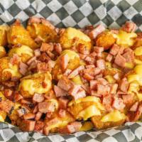 Mosh Pit Tots · Tater Tots with Cheddar and Pork Roll