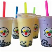 Milk Bubble Tea · Served over Ice, Crushed or Hot