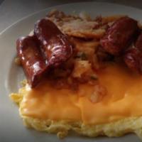 Two Eggs With Hot Sausage · 