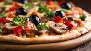 Vegetarian (Large) · Broccoli, tomatoes, mushrooms, eggplant, peppers, olives & onions.
