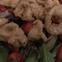 Fried Calamari · Pomodoro sauce. Add cherry peppers or caperberries for an additional charge.