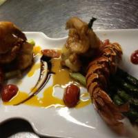 Lobster Di Casa · Lobster, shrimp, tomato-lobster sauce, orecchiette.