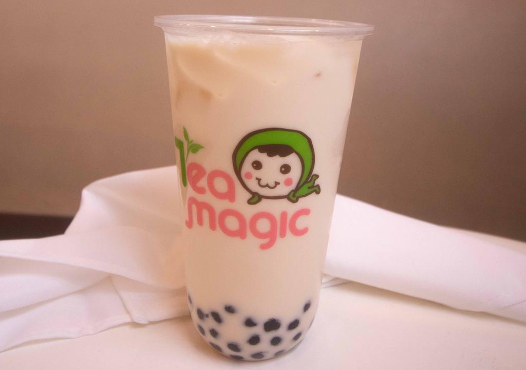 Jasmine Green Milk Tea · topping is not included. Add Warm Drinks for an additional charge. Add Toppings for additional charges.