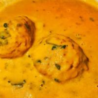 Malai Kofta · Dairy. Dumplings of cottage cheese, potatoes, dry fruits sauteed in a rich sauce and saffron.
