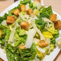 Caesar Salad · With homemade croutons, shaved Romano cheese and romaine lettuce.