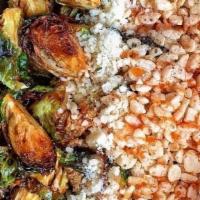 Brussel Sprouts · fried, rice crispies, parmigiano, chili honey