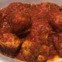 Chicken Meatballs Marinara · 