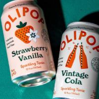 Olipop Strawberry Vanilla · Vegetarian, Vegan, Gluten-Free. A sparkling tonic with a modern take on a classic cream soda...
