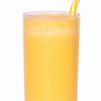 Mango Mania Yogurt Shake · Fresh mangoes, ginger, and bananas blended with low-fat vanilla yogurt.