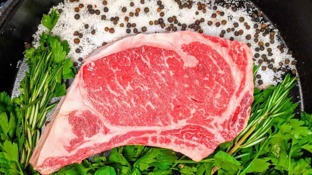 Usda Prime Dry-Aged Rib Steak (Bone-In) - 16 Ounces · 