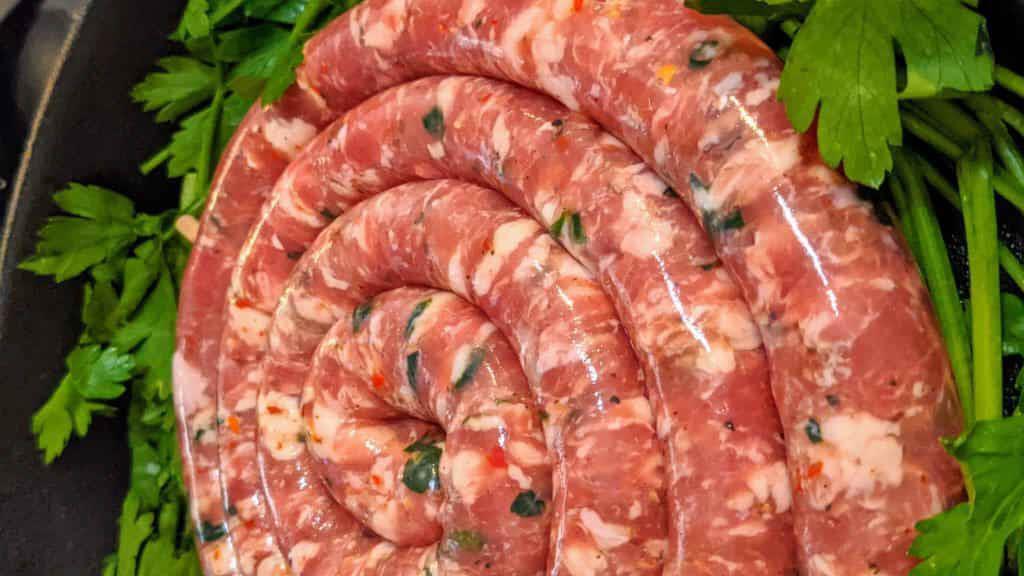 Vincent'S Broccoli Rabe Sausage, Thin - Each · 1 LB - 1 1/4 LB Wheel. Our famous homemade sausage featuring a proprietary blend of pork, broccoli rabe and seasonings in a natural thick casing.