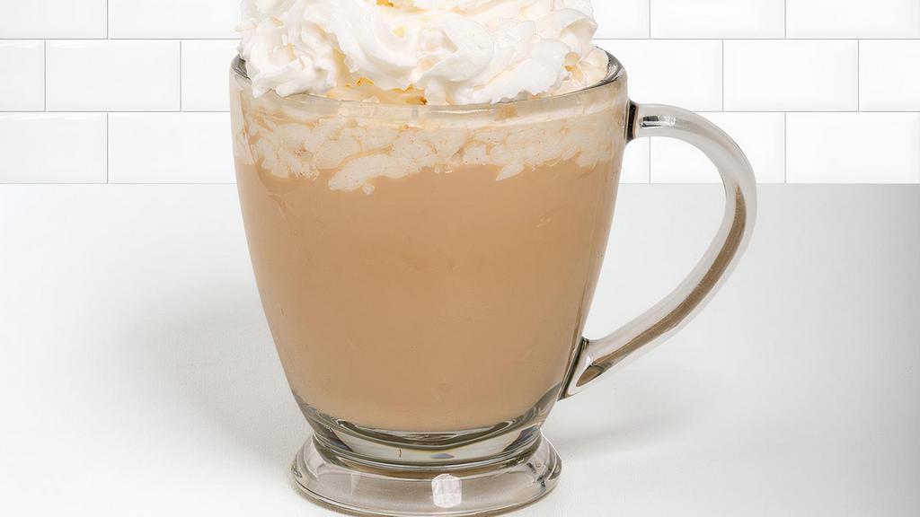 Vienna Cold Creme · A warm coffee treat made with PJ's Viennese Blend cold drip coffee and milk sweetened and frothed together, then sculpted with a swirl of whipped cream.