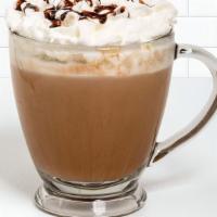 Mocha Latte · Ghirardelli® cocoa, espresso and steamed milk with a swirl of whipped cream.