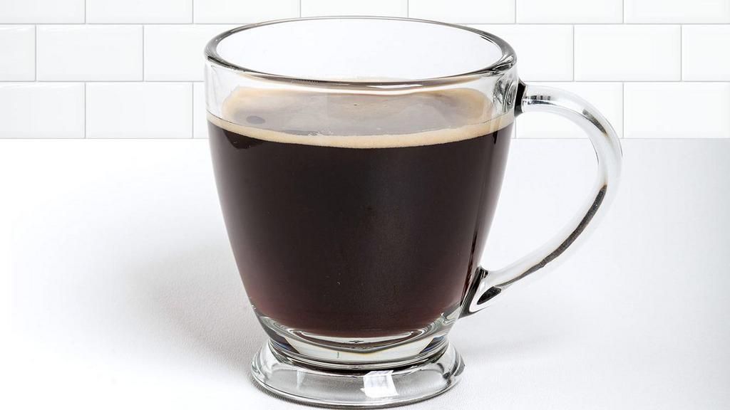 Americano (Double) · A straightforward cup of coffee with equal portions of espresso and hot water. Eat fit approved.