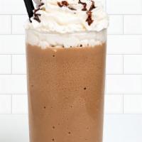 Mocha Granita (Extra Large 32 Oz.) · Rich chocolate added to our famous granita. Topped with a spiral of whipped cream and drizzl...