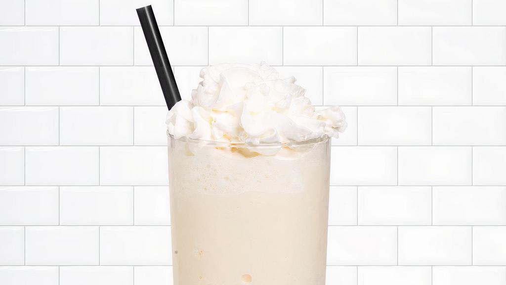 Velvet Cream · Cold milk of choice combined with syrup of choice and a semi sweet classic frappe powder blended velvety perfection.