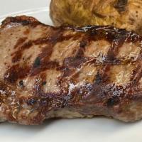 Boneless  Prime 12Oz. Ny Strip · *Consuming raw or undercooked meat, poultry, seafood, shellfish or eggs may increase the ris...