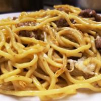 Fried Noodles · Choices of beef, chicken, shrimp, vegetable or plain.