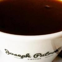 Drip Coffee · fresh brewed drip coffee with your choice of Due blend (medium roast), or Decaf (dark roast)