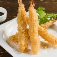 Shrimp Tempura · Served with soup or salad and white rice.