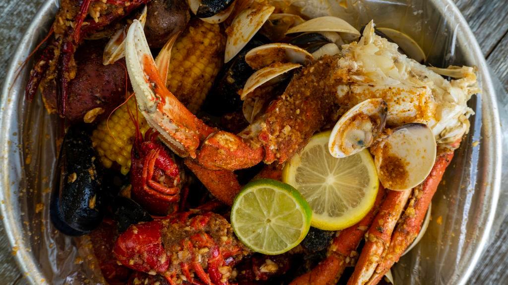 Make Your Own Seafood Combo · MINIMUM ORDER OF 2 REQUIRED.