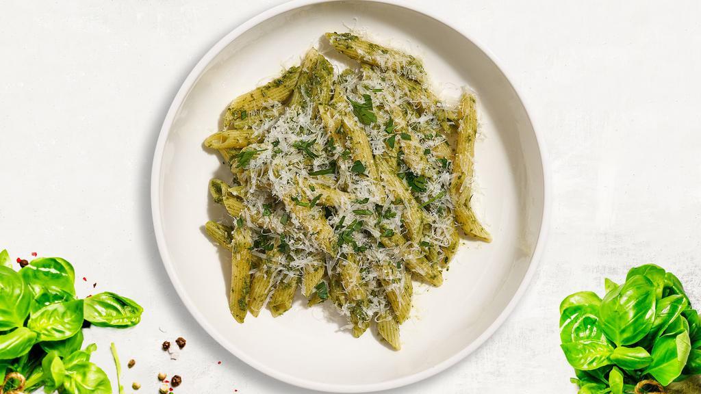 Dress To Impesto Vegan Pasta  · Fresh basil leaves, garlic, grated vegan cheese cooked with your choice of pasta.