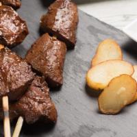 Anticuchos · Flame grilled Peruvian street and style skewers
