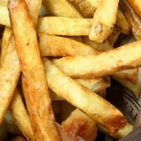 Large French Fries · Fresh hand cut french fries. Served with 2 dips.