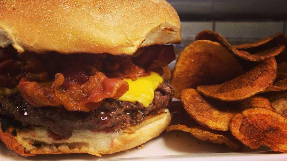 Hamburger · 1/2 lb. Certified Angus beef burger served on a club roll with fries.