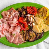 House Antipasto · Cured meats, italian cheeses, marinated vegetables.