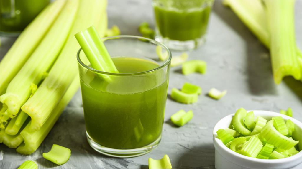 Immune Defense Juice · Freshly squeezed spinach, carrots, beets and celery.