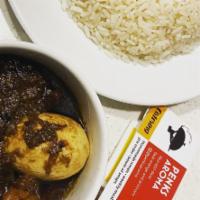 Ayamase · Served with white rice. Aromatic stew made with green peppers and assorted meat (choice of o...