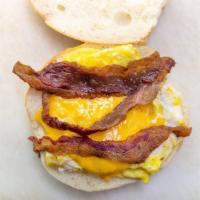 2 Eggs With Bacon · Served with cheese.