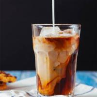 Iced Mocha · double shot espresso, choice of milk french  dark chocolate