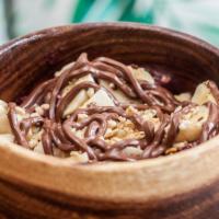 The Hapa Acai · Organic granola, bananas and nutella or dark chocolate