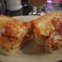 Chicken Parmesan · Grilled chicken breast, tomato, spinach, topped with fresh basil, mozzarella cheese and parm...