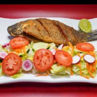 Mojarra Frita (Fried Fish) · Fried fish