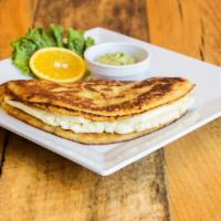 La Cachapa · Sweet pancake corn cake with melted cheese