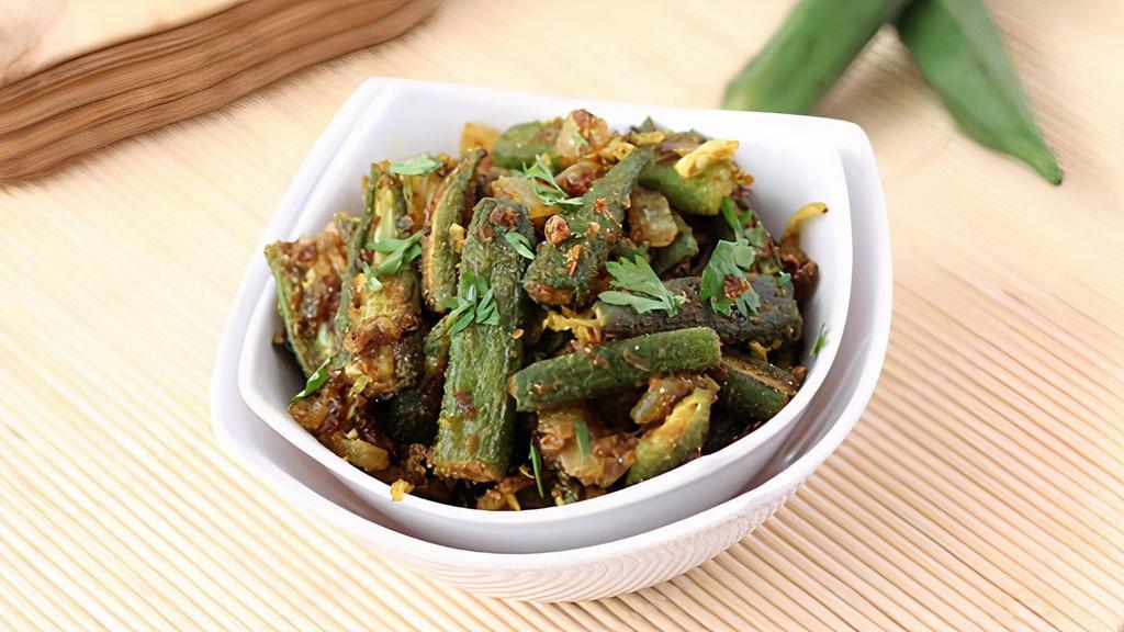 Bhindi Masala · Okra cooked in aromatic spices