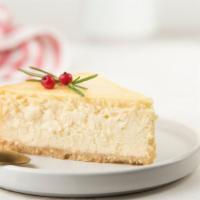 Ny Cheesecake · Creamy, rich NY-style cheesecake.