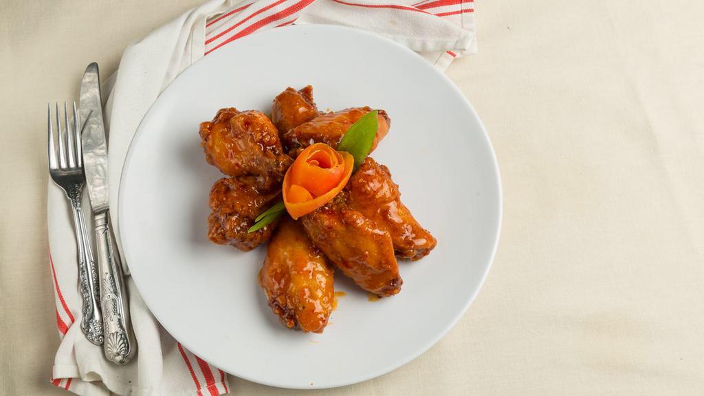 Chicken Wings · Teriyaki, sweet chili, bbq, and fried.