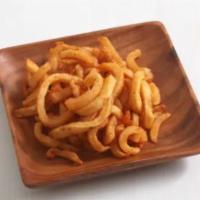 Seasoned Curly Fries · Best seller.