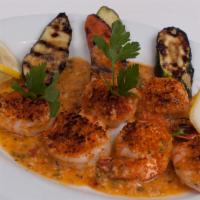 Shrimp Oreganata · Seasoned with homemade bread crumbs, garlic and oil.
