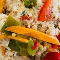Honey Mustard Tuna Salad · With real honey and mustard.
