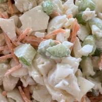 Egg Whites Salad · With a touch of mayo, carrots and celery.