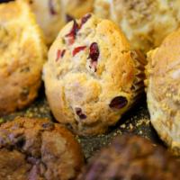 Muffins · Homemade muffins baked daily.
Corn, Blue berry, Cinn. Chip, Marble, Banana nut, Cranberry wa...