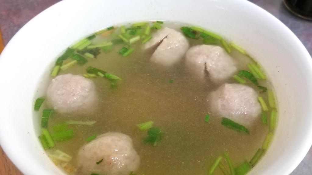 Taiwanese Meatball Soup · Add extras for an additional charge.